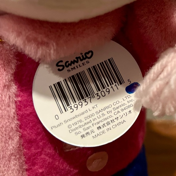 Vintage Rare Hello Kitty Snowboarder Plush - Picture 5 of 6